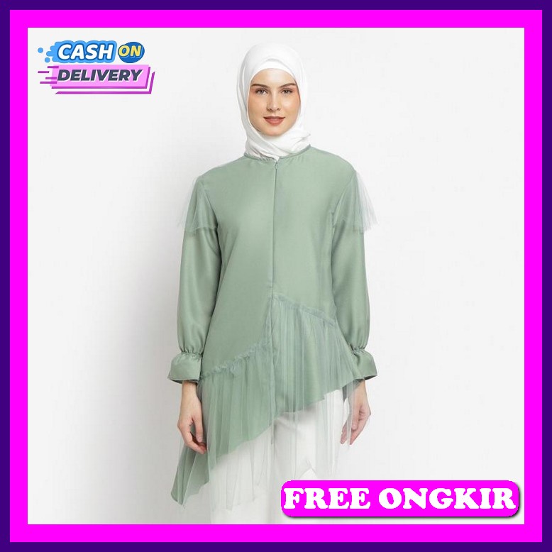 Long Tunik Polos / Tunik Terbaru / Baju Atasan Wanita Kekinian / Tunik Toyobo Baju Atasan Muslim Wan