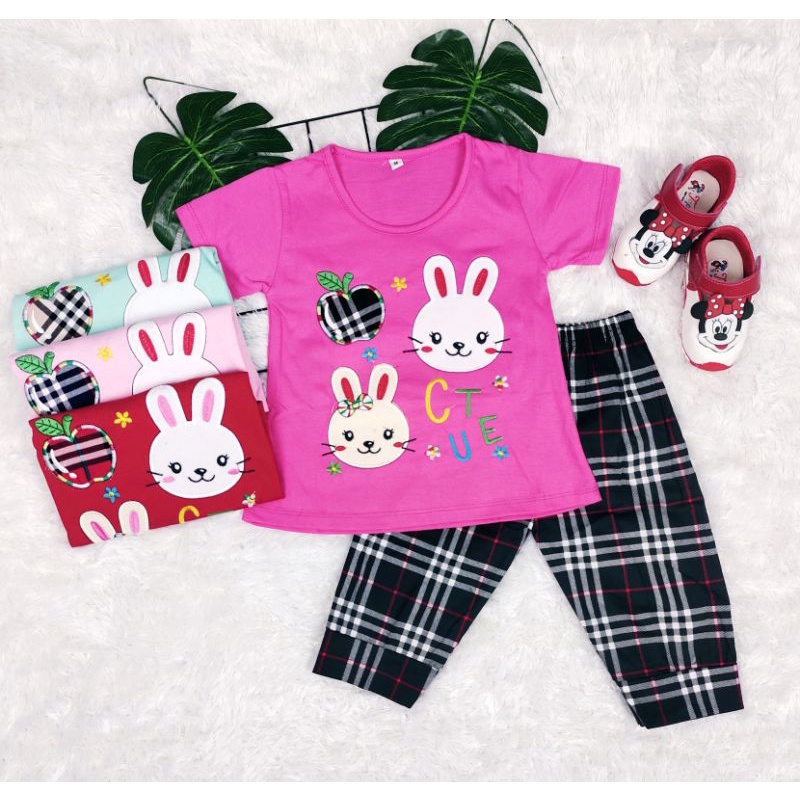 3S SETELAN ANAK PEREMPUAN USIA 1-5 TAHUN GAMBAR ONE MORE,CITTCE LOVE,FAVORITE,I NEED SLEEP,BUTTERFLAY,CUTE NEW-4
