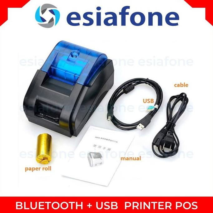 Auqoz 58D Printer Thermal Pos Ritel + Free 10 Kertas Termal