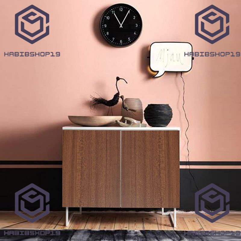 Wallpaper Dinding Motif Kayu Jati NEW 9sd10m x 45cm