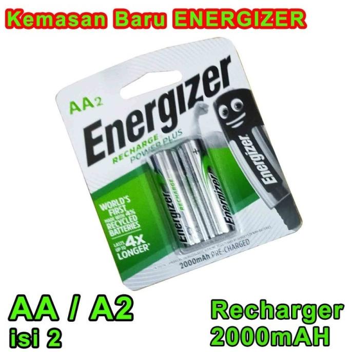 Baterai AA 2000 mAh ENERGIZER CHARGE Batre A2 Isi Ulang 2000mAh NH15