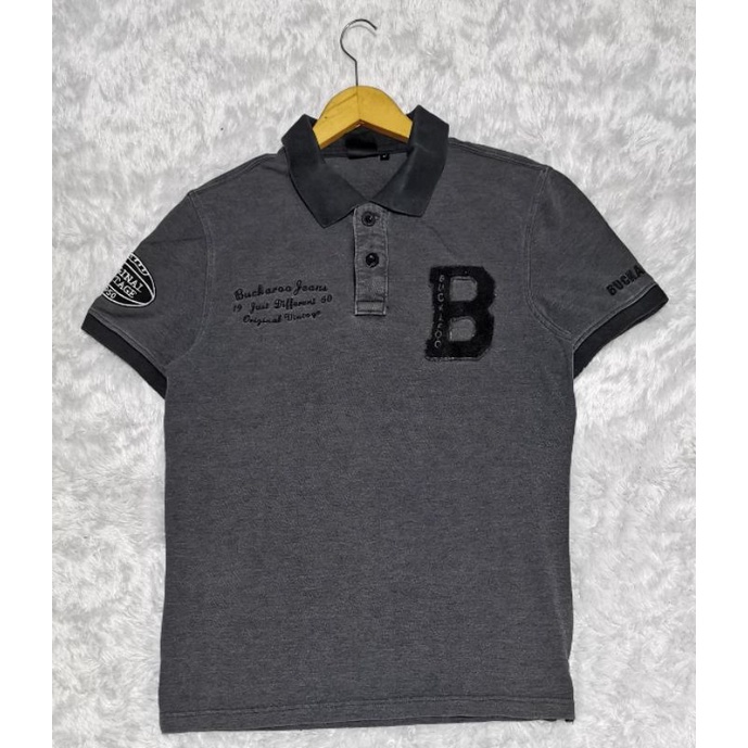 preloved polo Shirt buckaroo second (dark Grey)
