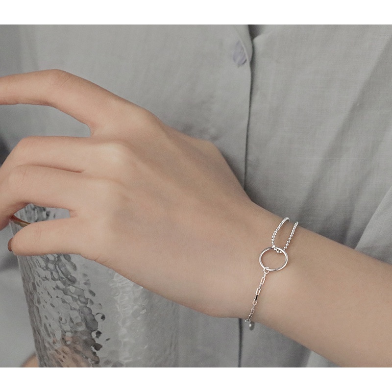 Gelang GL34 Tembaga Lapis S925 Premium Fashion Wanita Gelang Unik Lucu Keren Bagus Banget /Deluna/ BS