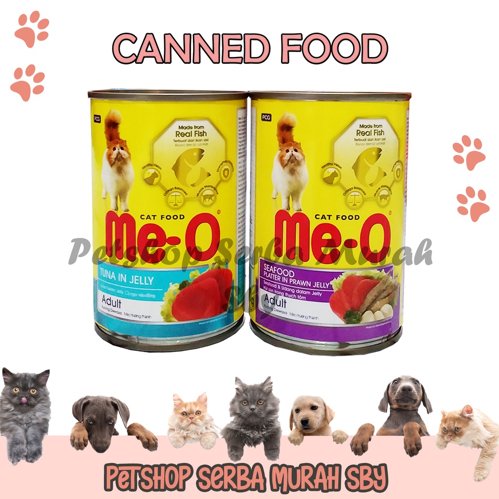 Me-O Meo Kaleng Adult Canned Food 400gr - Makanan Basah Kucing Dewasa