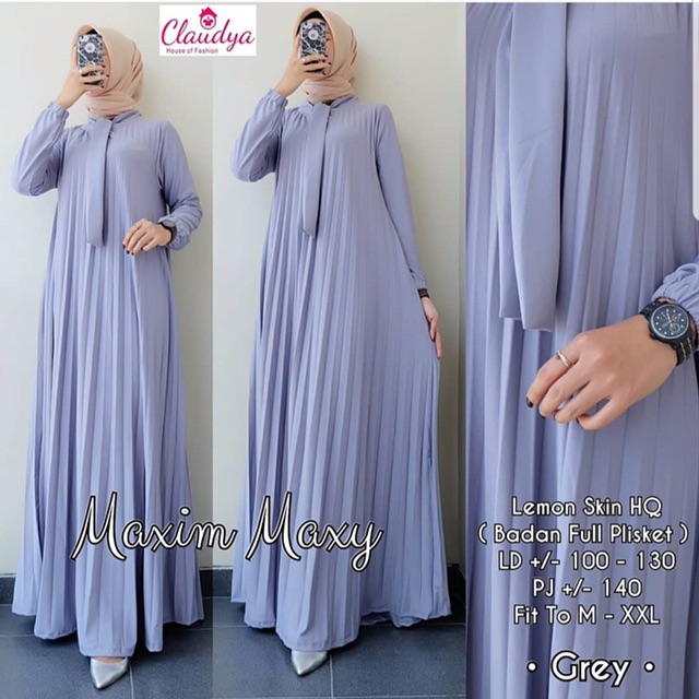 Maxim maxy dress plisket