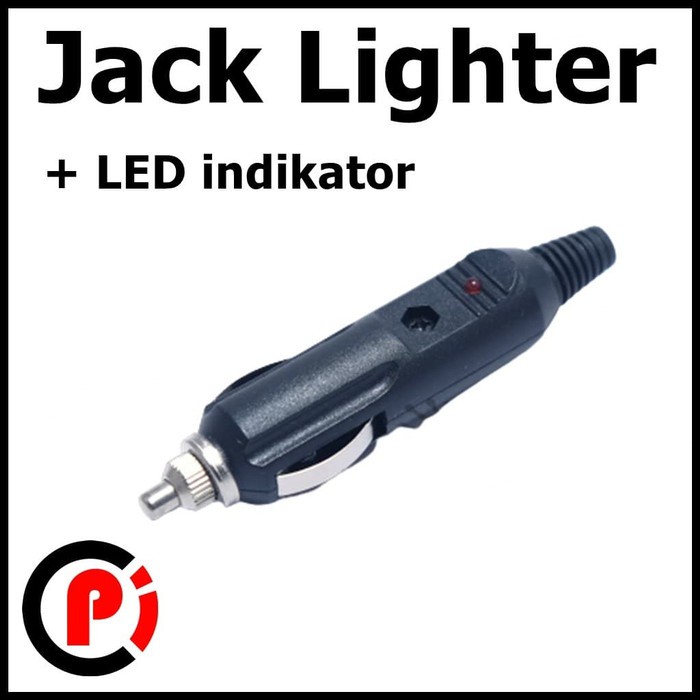 Jack Lighter Mobil Korek Api Plus Lampu LED Indikator