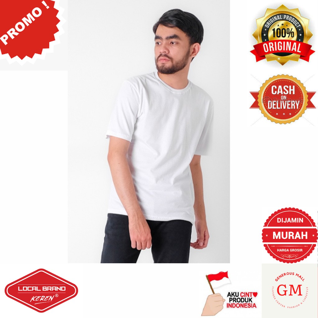 Kaos Polos Pria Mavvis VS 377 Brand Lokal Original Murah