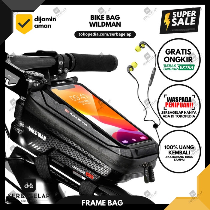 Tas Kecil Mini For Hp Smartphone Frame Olahraga Sepeda Mtb - Wildman