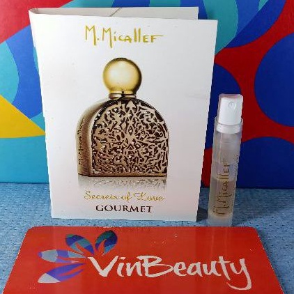 Vial Parfum OriginaL M.Micallef Secrets of Love Gourmet EDP 1 ml For Unisex Murah