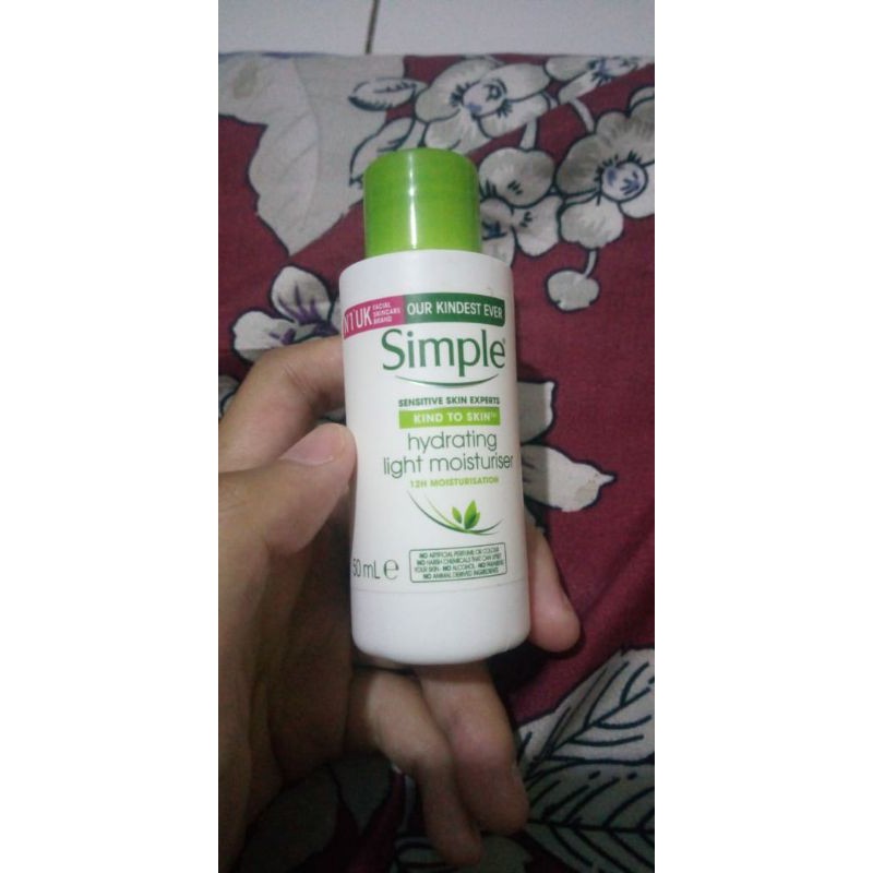 moisturizer simple preloved