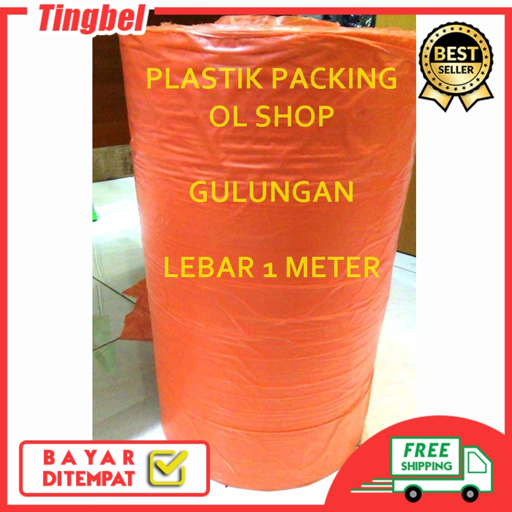 Plastik Hd Packing Online Shop Murah Oranye/merah Kresek Kiloan 1 Kg