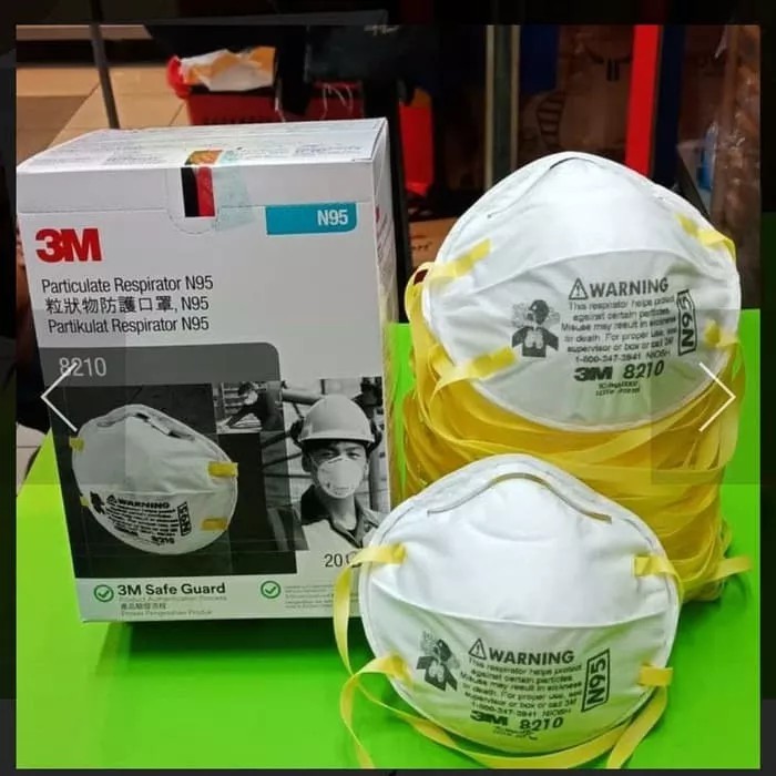 Masker 3M 8210, Masker 3M N95 8210 Box Segel, Masker N95