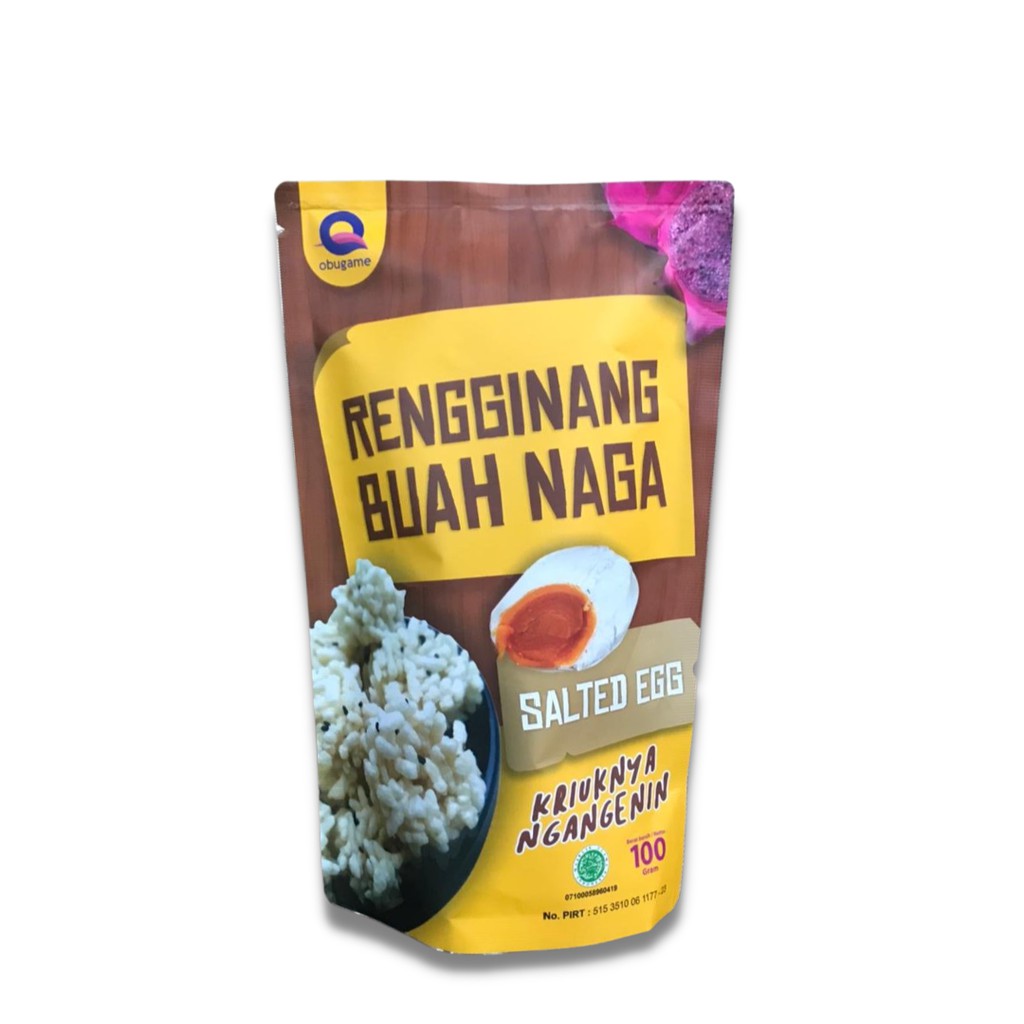 

Obugame, Rennginang Buah Naga Varian Salted Egg 100 gram