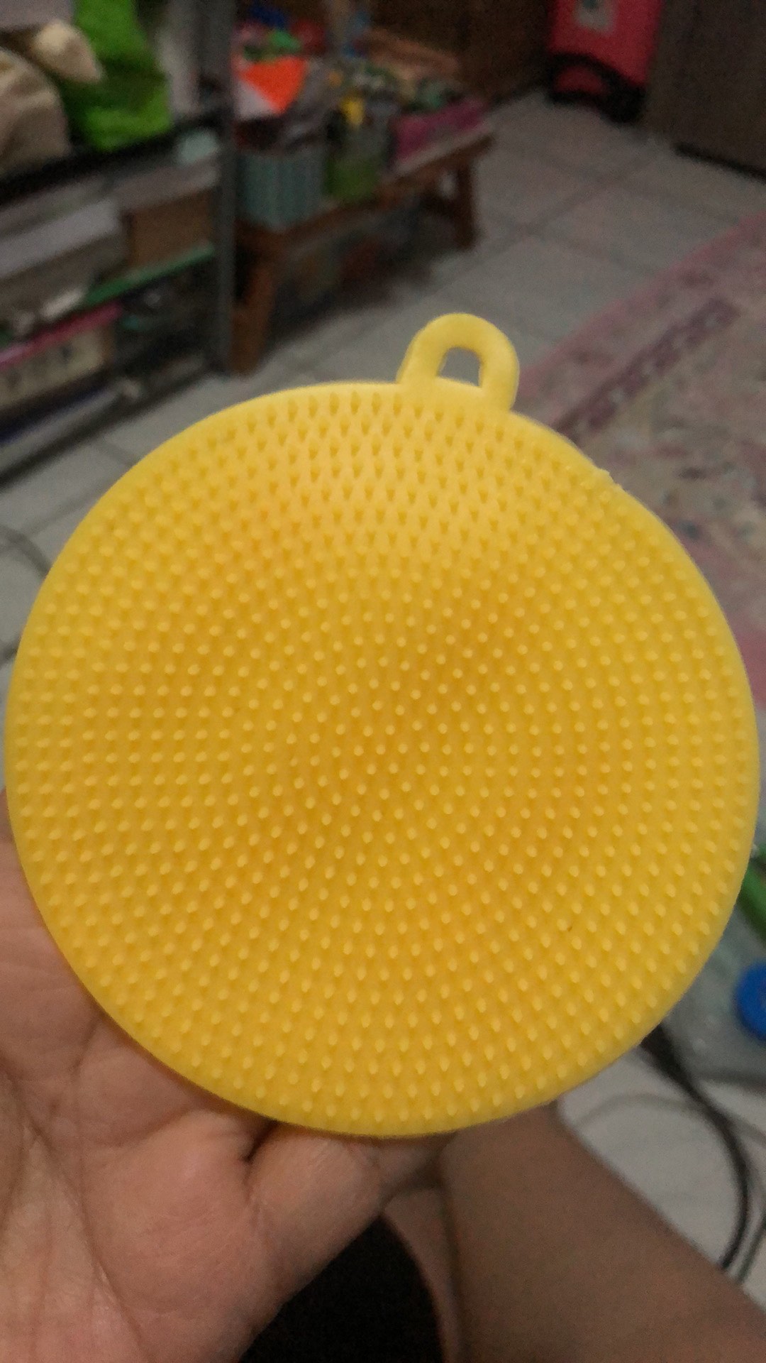 Spons Spon Silikon Cuci Piring/pencuci Silicone Wajan Panci Teflon Kuali Penggorengan Warna Random