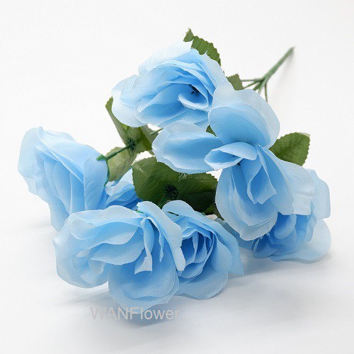 Wanflower Bunga Mawar Beauty X7 Biru Muda Shopee Indonesia