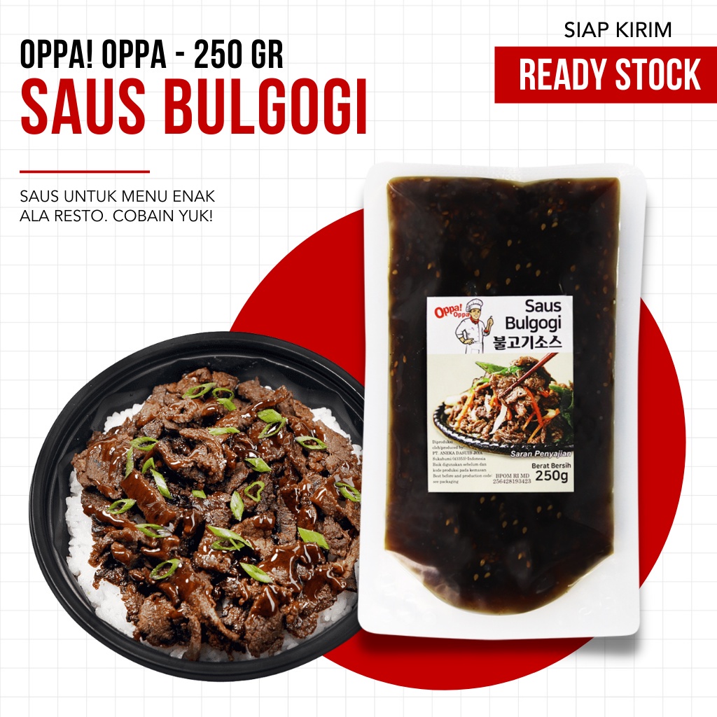 

Saus Bolgogi Ala Resto Enak Oppa! Oppa (TERMURAH)