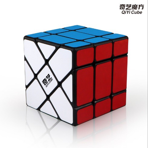 Rubik 3x3 qiyi Fisher Stikerless magic cube Speed Guanlong