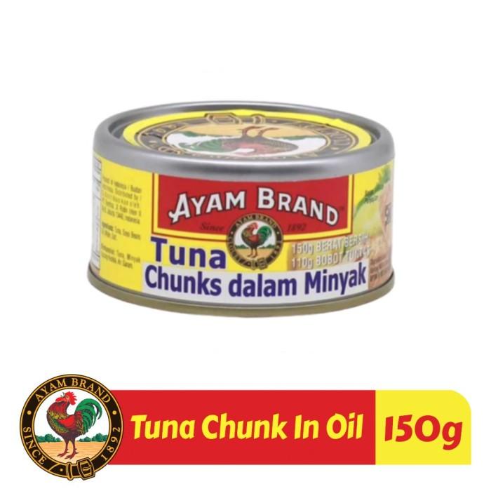 

Kaleng | Paket 24 Pcs Tuna Kaleng Chunk In Oil Ayam Brand 185Gr