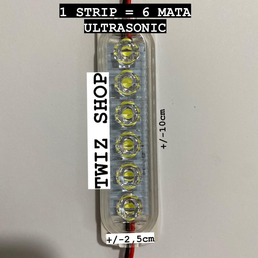 Lampu LED Ultrasonic 6 Mata 24 Volt (1x6) / LED Modul Ultrasonic 24V