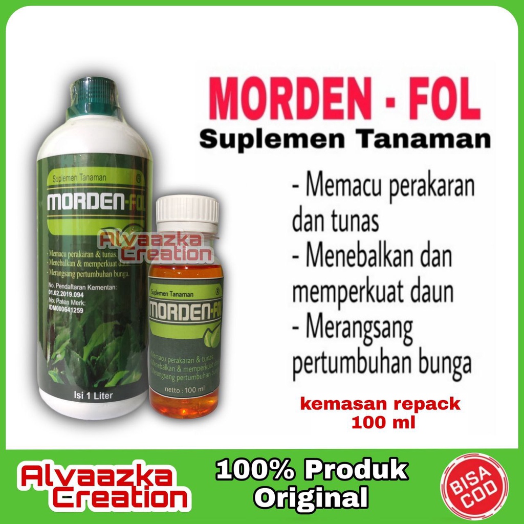MORDEN - FOL nutrisi dan suplemen tanaman MORDEN FOL 100ML mordenfol