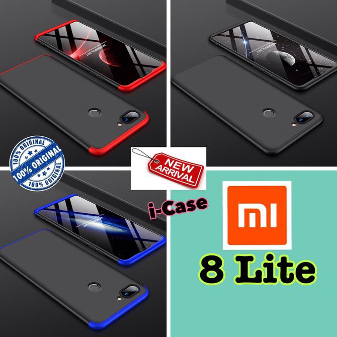 Xiaomi Mi 8 Lite Case Gkk 360 Original - Casing Cover Mi 8 Lite
