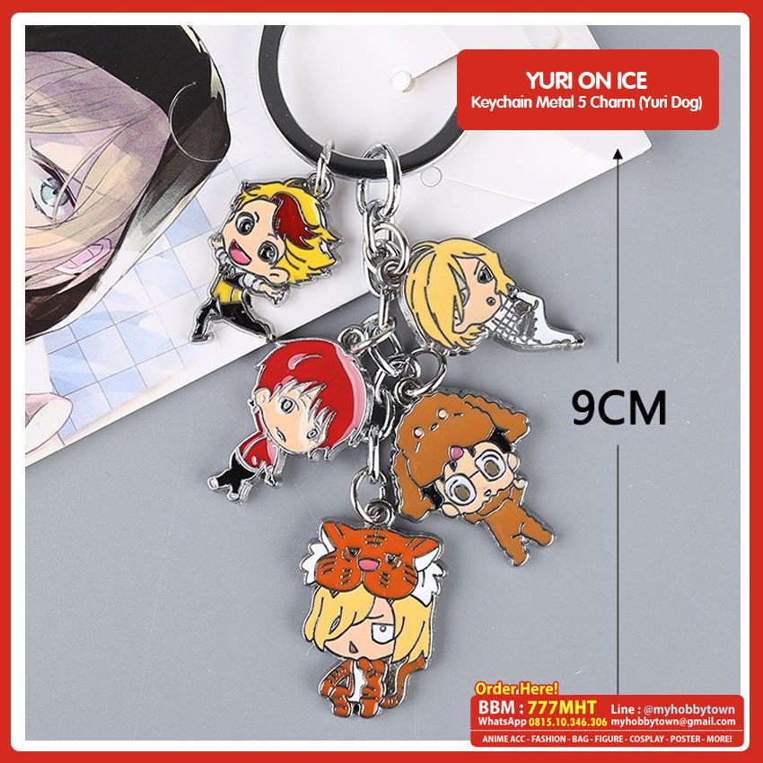 Gantungan Kunci Yuri On Ice Charm Set Of 5 : Yurio Lion Ver.