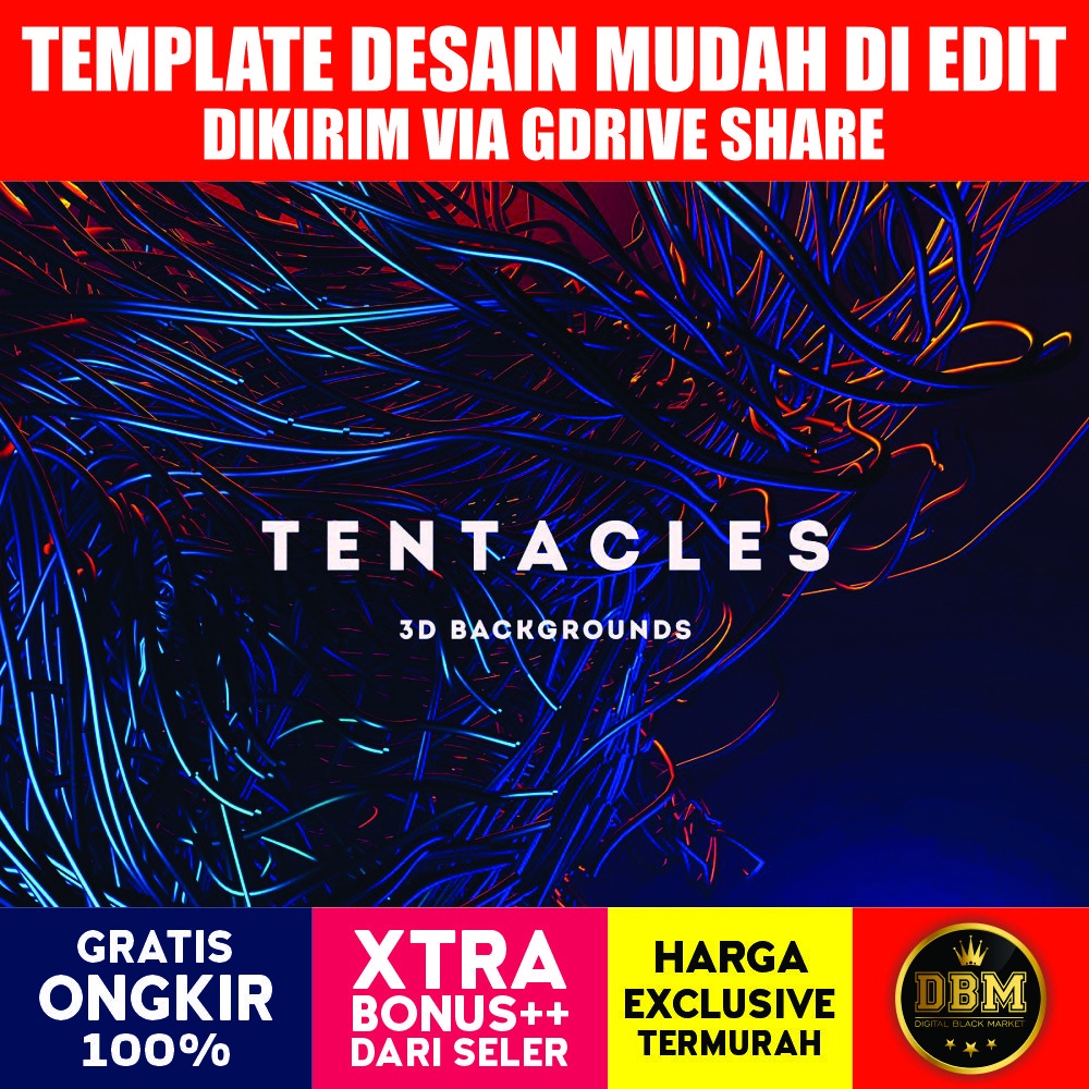 Tentacles 15 Future 3D Backgrounds - JPEG Ultra HD
