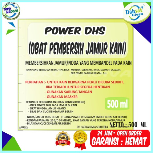 (bisa COD) OBAT PEMBERSIH JAMUR / NODA PADA KAIN / PAKAIAN POWER DHS PENGHILANG TAYUM /JAMUR HITAM