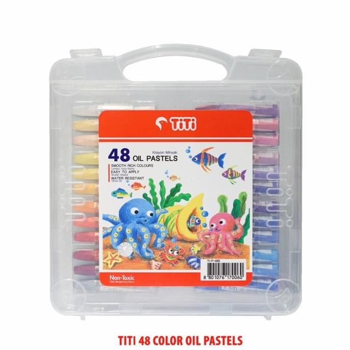 

(BISA COD) Crayon Asli Titi 48 warna KOMPLIT Kode 1136