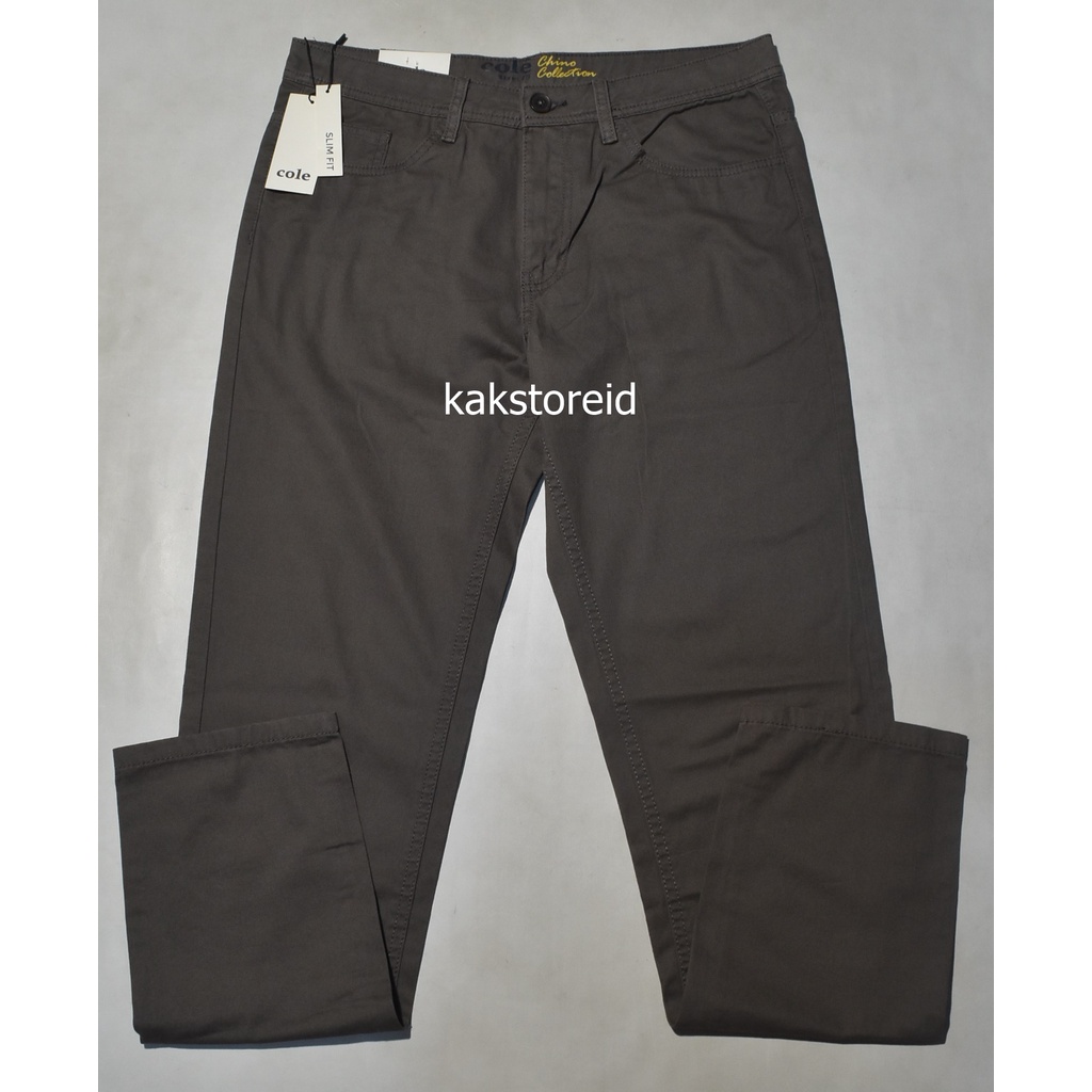 Celana Panjang Pria Jeans COLE Abu  Slimfit  KDT 15 ORIGINAL
