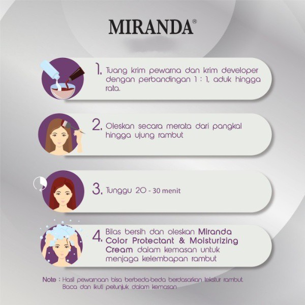 Miranda Hair Color Golden Brown 30ml