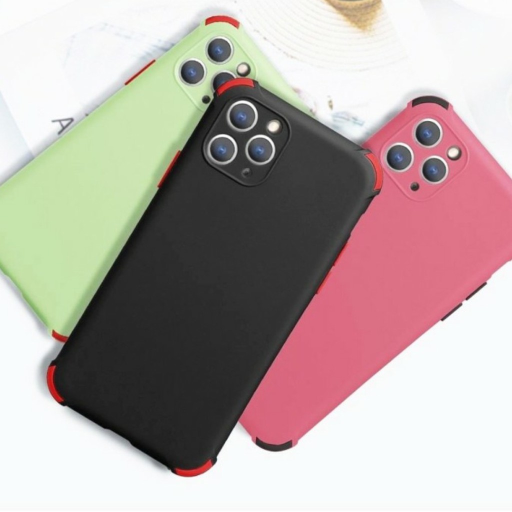 Samsung Galaxy M11 / A11 Softcase Candy Crack Macaron 2 Tone Plus Pelindung Camera