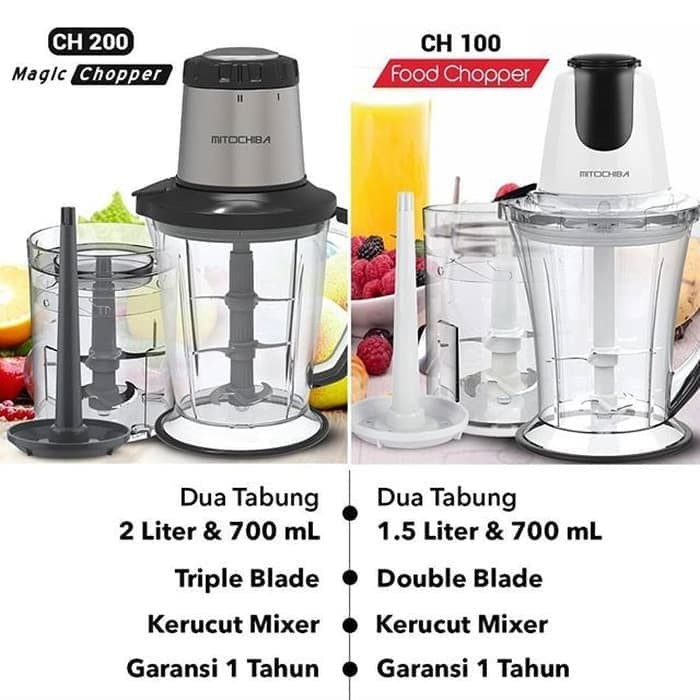 Magic chopper MITOCHIBA CH200 - ice crusher TC - multi blender 6in1 CH 200