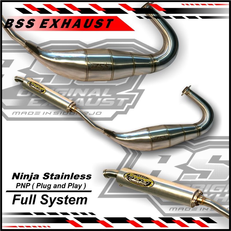 knalpot ninja r dan rr stenlistell ORIGINAL BSS