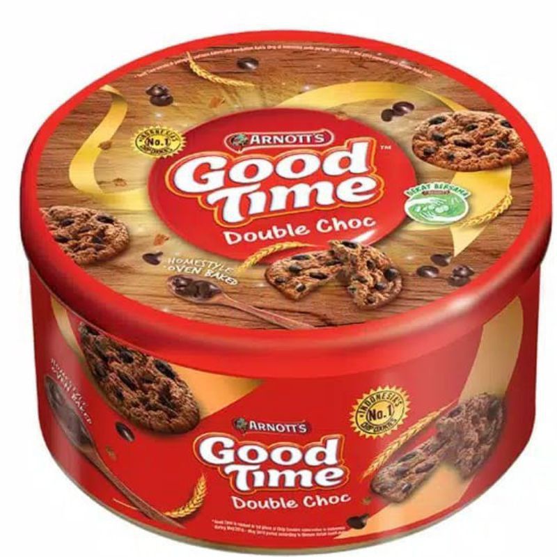 

GOODTIME COOKIES KALENG 149gr FREE DUS - KUE LEBARAN
