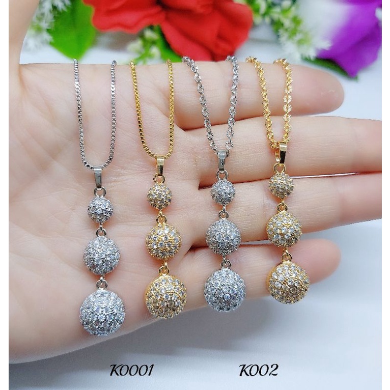 Kalung xuping permata K001-K004