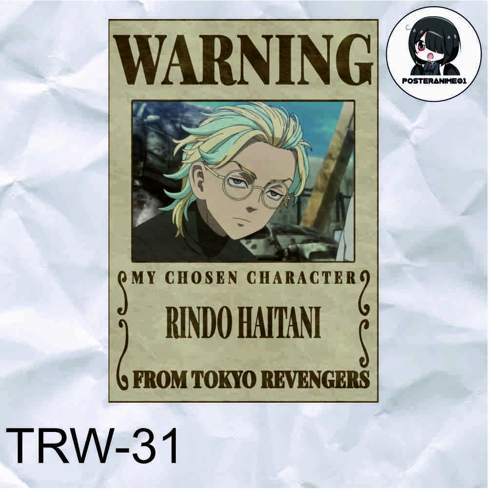 Poster Anime Tokyo Revengers | Poster Anime Tokyo Revengers Warning Aesthetic | DRAKEN | MIKEY | TERLENGKAP-31.RINDO