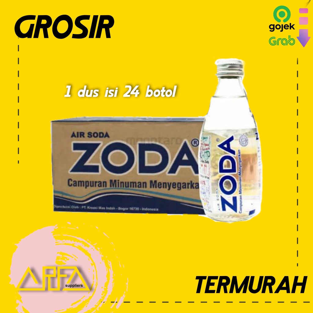 

Air Soda Zoda 1 dus isi 24botol