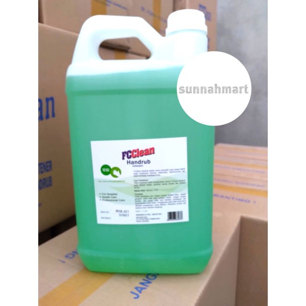 FC Clean Handrub 5 Liter Greentea | Hand Sanitizer