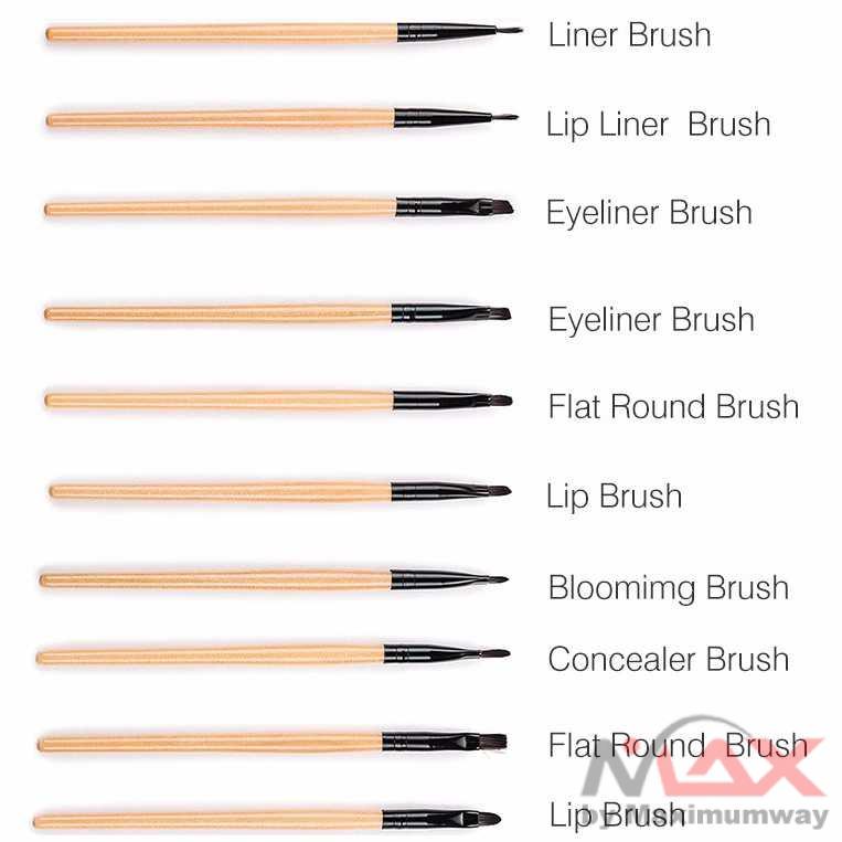 Biutte.co Brush Make Up PROFESIONAL SALON 32 Set dengan Pouch Tas Kulit Organizer 32Pcs Professional Makeup Brushes Cosmetic Foundation Powder Eye shadow Blush Blending Make Up Brush Set With Bag Maquiagem