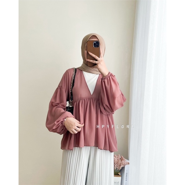 resha blouse / atasan basic outer