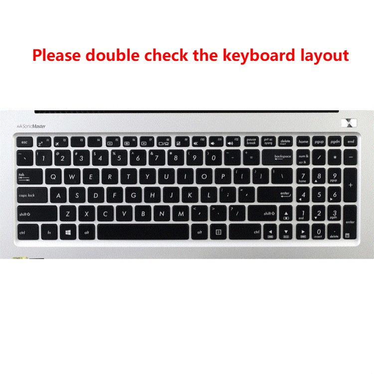 For 15.6 Inch ASUS R556L R557l K555L X550D A550J Soft Ultra-thin Silicone Laptop Keyboard Cover Protector