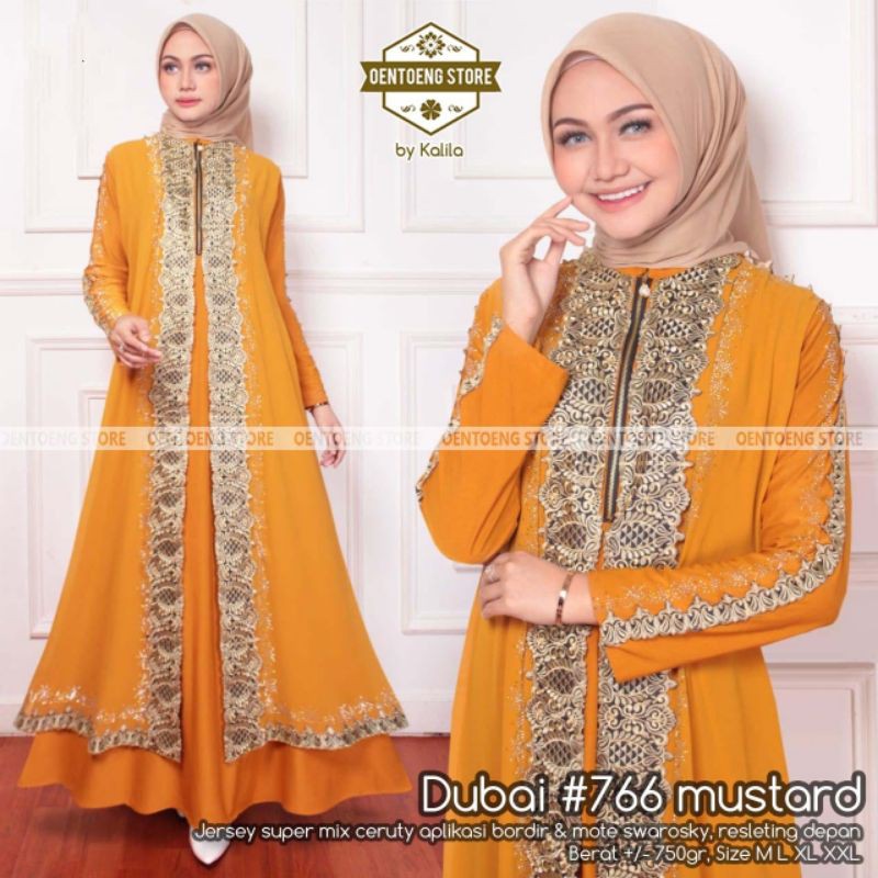 Abaya Turkey Mewah Dubai 985 by Oentoeng Store / Gaun Pesta Mewah Turkey