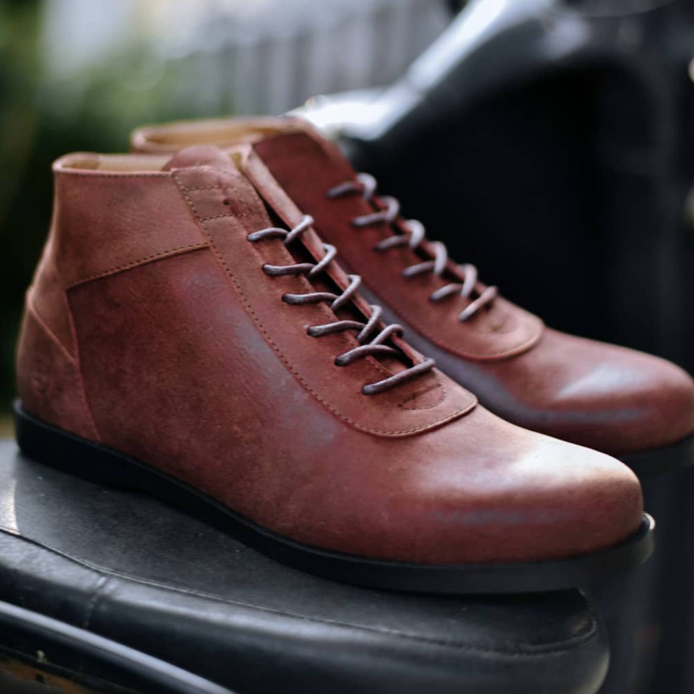 BUENA |MNM x Zapato| KULIT ASLI PREMIUM Sepatu Boots Pria Chukka Shoes