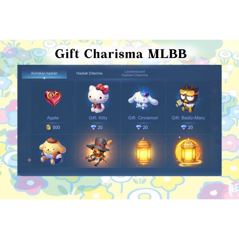 Gift Charisma MLBB