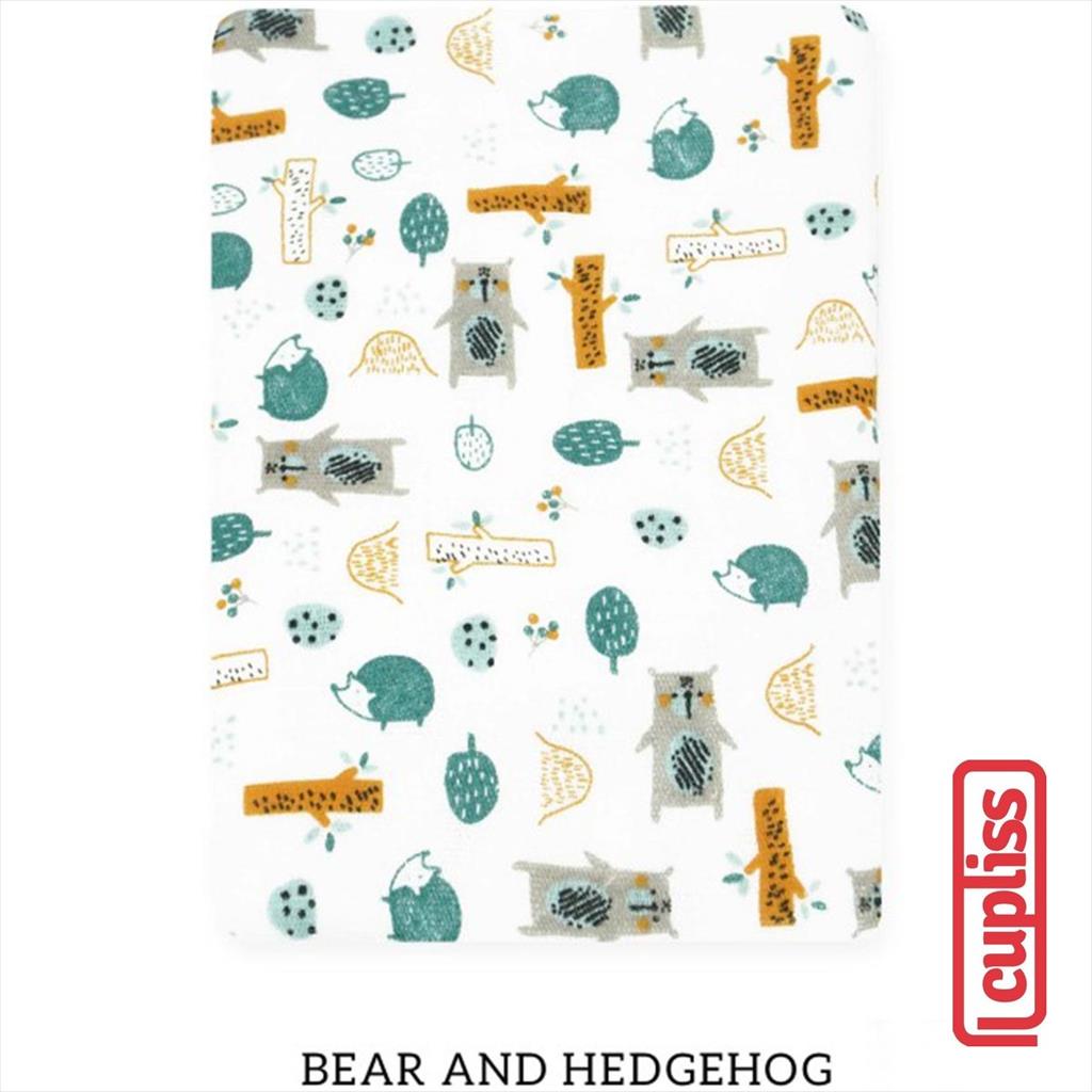 Bear n Hedgehog Palmerhaus Tottori Baby Towel Handuk Bayi Jepang