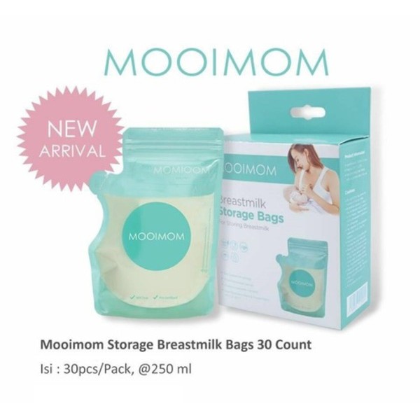 Mooimom Storage Breastmilk Bags Kantong ASI [30 Count]