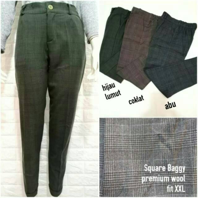 CELANA / CELANA MOTIF KOTAK / CELANA WANITA MOTIF KOTAK / FASHION WANITA / CELANA WANITA