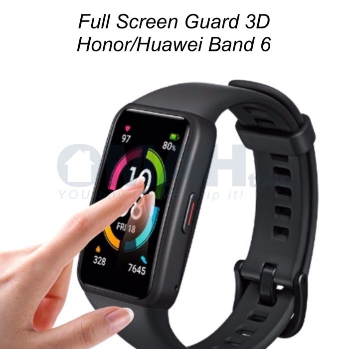 Screen Guard 3D Premium Quality Full Cover For Honor Huawei Band 6 Anti Gores