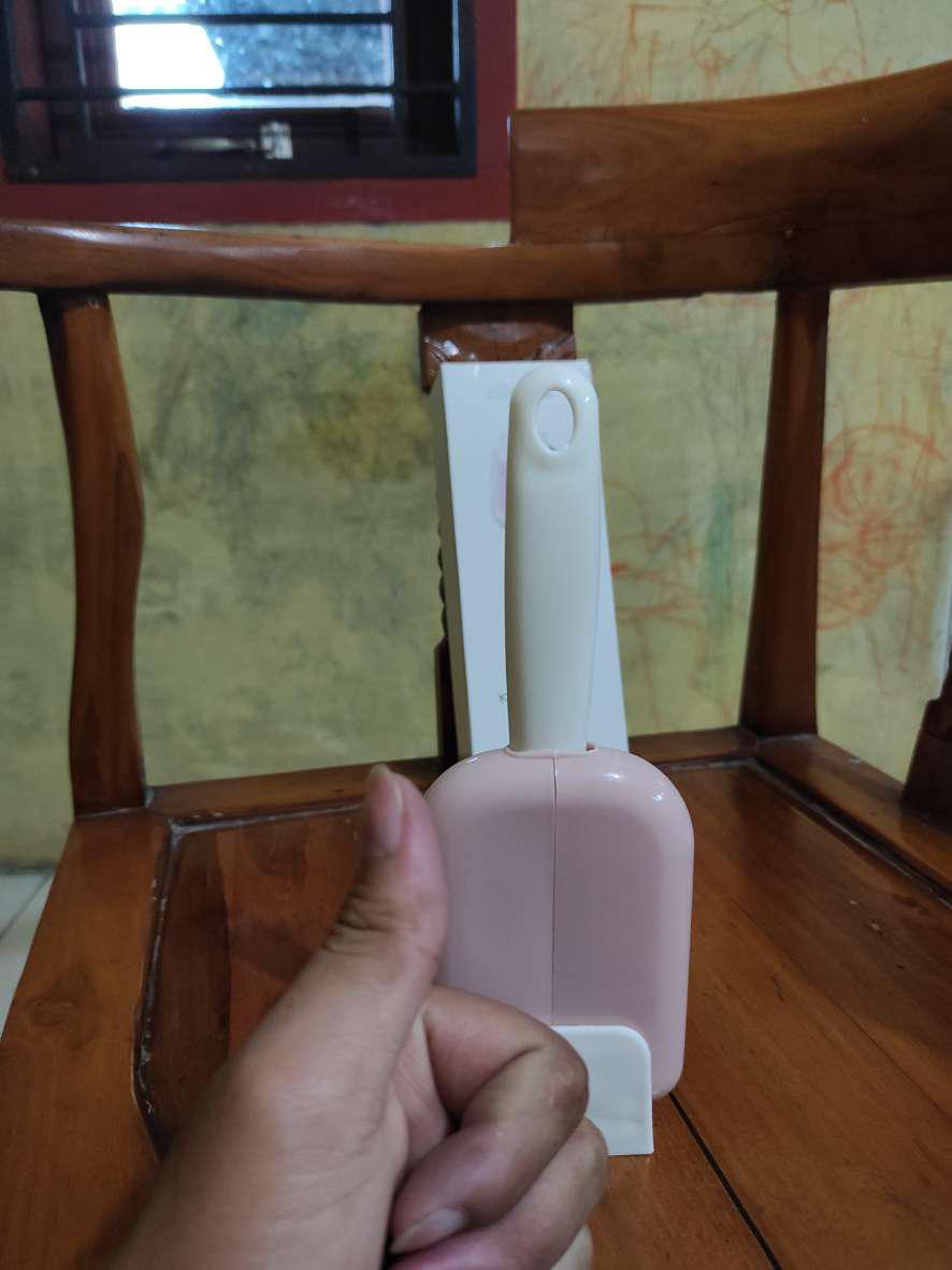 Sendok Nasi Dengan Penutup Holder Otomatis